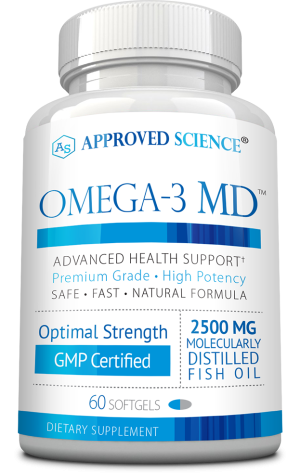 Bottle of Omega-3 MD™