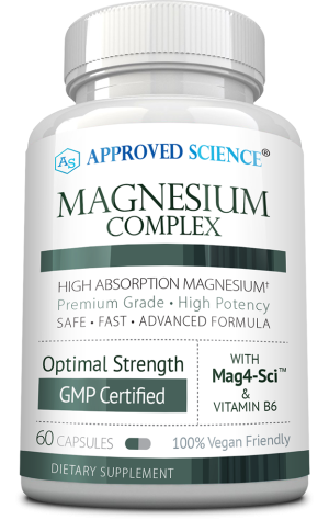 Bottle of Approved Science® Magnesium Complex