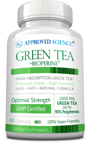 Bottle of Approved Science® Green Tea