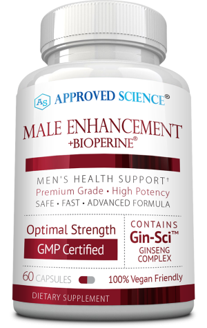 Bottle of Approved Science® Male Enhancement
