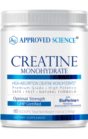 Bottle of Approved Science Creatine