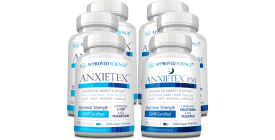 Anxietex (3 Bottles, 3 Month Supply) + Anxietex PM (3 Bottles, 3 Month Supply)