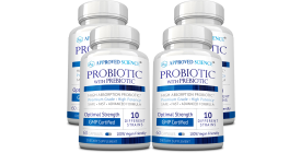 Approved Science Probiotic (4 Bottles, 4 Month Supply)