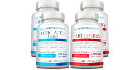Approved Science Uric Acid Flush (2 Month Supply) + Tart Cherry (2 Month Supply)