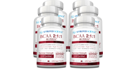 Approved Science BCAA Pills (6 Bottles, 6 Month Supply)