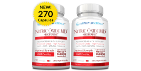 Nitric Oxide MD (2 Bottles, 6 Week Supply Per Bottle)