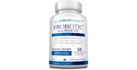 Approved Science Probiotic (1 Bottle, 1 Month Supply)