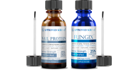 Fungix (1 Bottle) & Approved Science Nail Protein (1 Bottle)