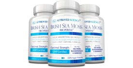 Approved Science Irish Sea Moss (3 Bottles, 3 Month Supply)