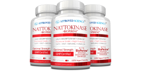 Approved Science Nattokinase (3 Bottles, 3 Month Supply)