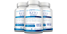 Approved Science Keto (3 Bottles, 3 Month Supply)