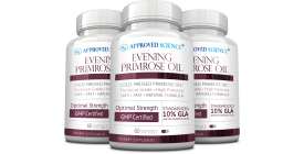 Approved Science Evening Primrose Oil (3 Bottles, 3 Month Supply)