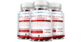 Apple Cider Vinegar Gummies (3 Bottles, 3 Month Supply)