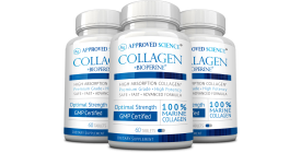 Approved Science Collagen Pills (3 Bottles, 3 Month Supply)