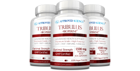 Approved Science Tribulus (3 Bottles, 3 Month Supply)