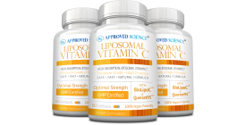 Approved Science Liposomal Vitamin C (3 Bottles, 3 Month Supply)
