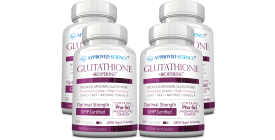 Approved Science Glutathione (4 Bottles, 4 Month Supply)
