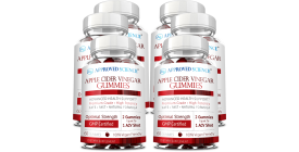 Apple Cider Vinegar Gummies (6 Bottles, 6 Month Supply)