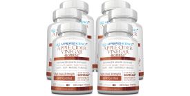 Apple Cider Vinegar (6 Bottles, 6 Month Supply)