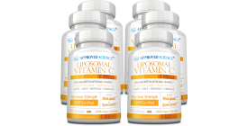 Approved Science Liposomal Vitamin C (6 Bottles, 6 Month Supply)