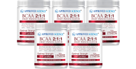Approved Science BCAA Powder (5 Bottles)
