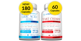 Approved Science Uric Acid Flush (3 Month Supply) + Tart Cherry (1 Month Supply)
