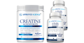 Approved Science Creatine (60 Scoops) & Approved Science HMB (60 Servings)