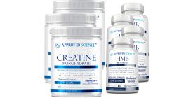 Approved Science Creatine (180 Scoops) & Approved Science HMB (120 Servings)