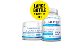 Hemovir (135 Capsules) + Hemovir Cream (1 Jar)