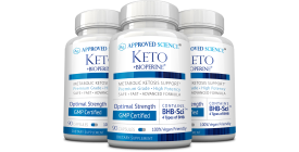 Approved Science Keto (3 Bottles, 3 Month Supply)