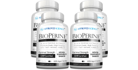 Approved Science BioPerine (4 Bottles, 4 Month Supply)