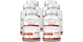Apple Cider Vinegar (6 Bottles, 6 Month Supply)