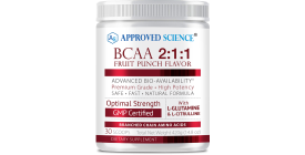 Approved Science BCAA Powder (1 Tub, 25 oz)